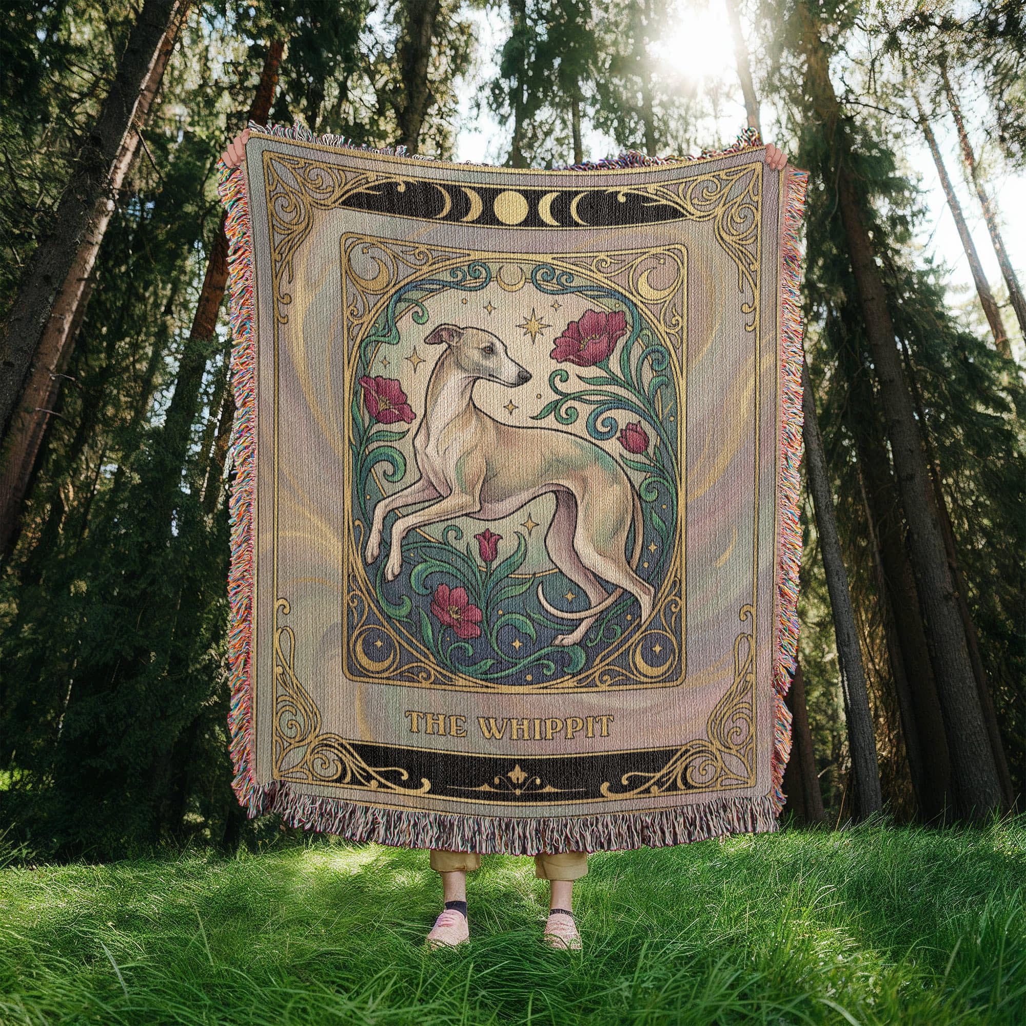 🐾 Woven Blanket Tarot card - Whippit Marble