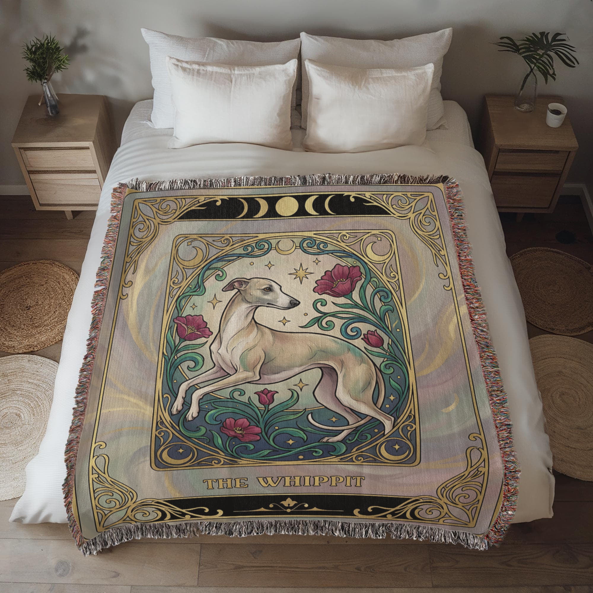 🐾 Woven Blanket Tarot card - Whippit Marble