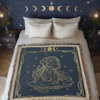 🐾 Woven Blanket Tarot Card - Great Dane Floating