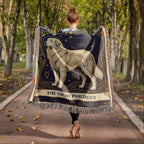 🐾 Woven Blanket Tarot Card - Great Pyrenees Celestial