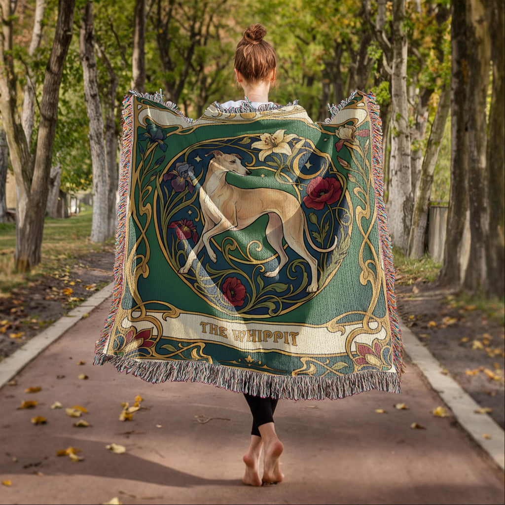 🐾 Woven Blanket Tarot Card - Whippit stained glass ediiton