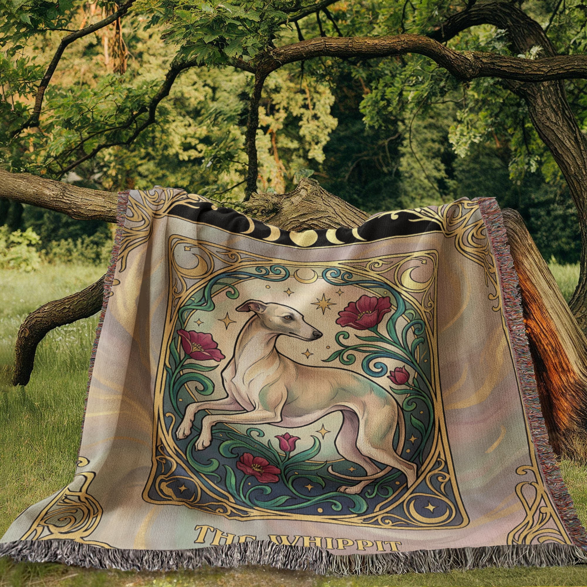 🐾 Woven Blanket Tarot card - Whippit Marble