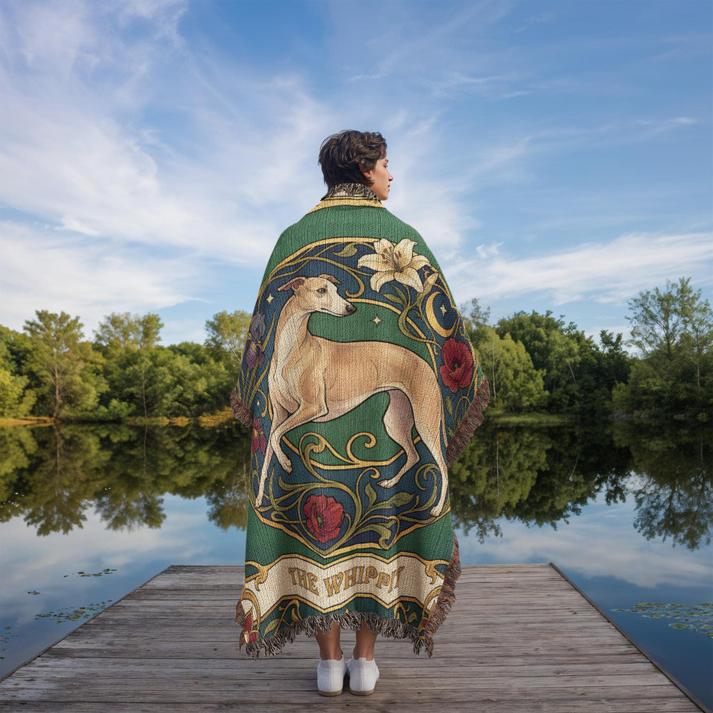 🐾 Woven Blanket Tarot Card - Whippit stained glass ediiton