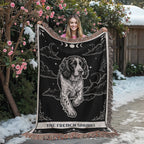 🐾 Woven Blanket Tarot Card - French Spaniel