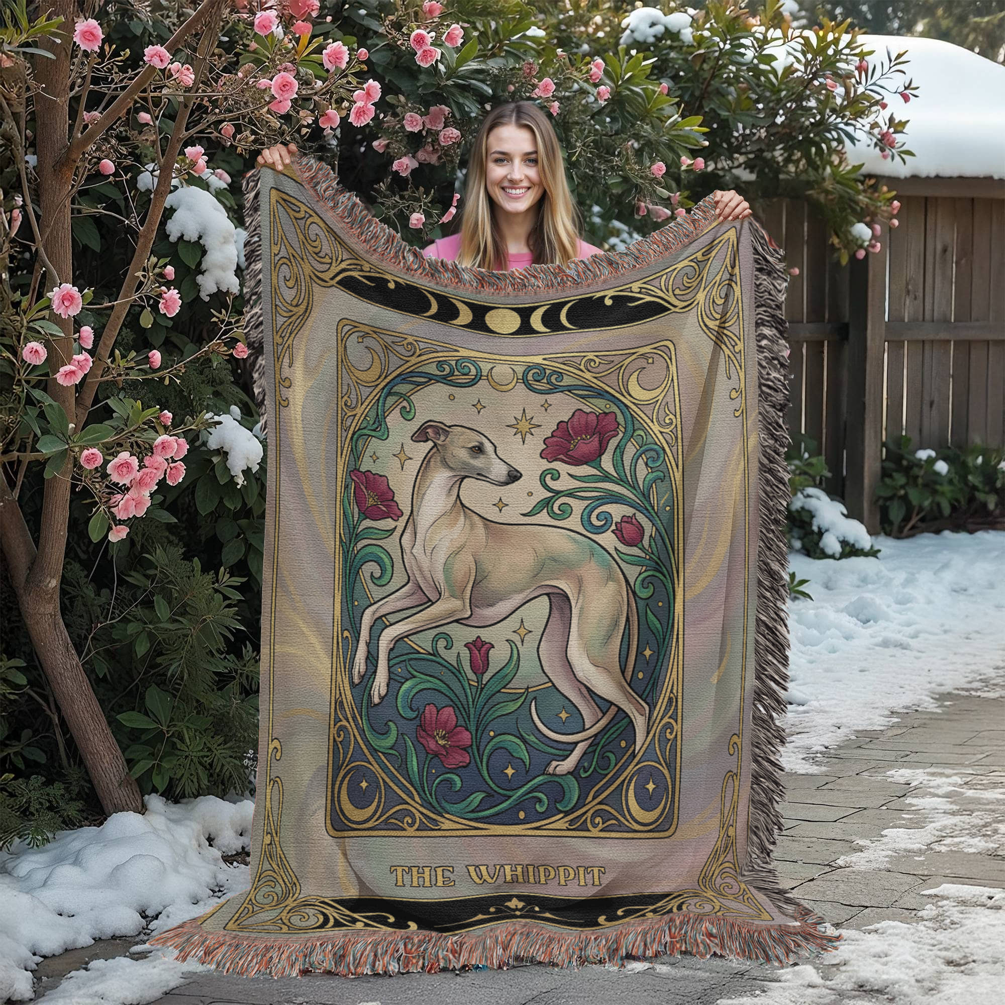 🐾 Woven Blanket Tarot card - Whippit Marble