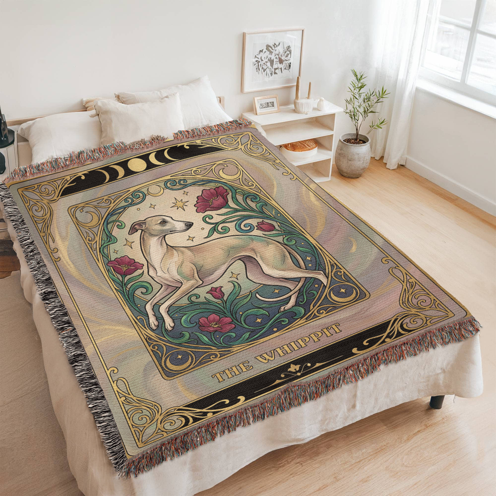 🐾 Woven Blanket Tarot card - Whippit Marble