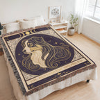 🐾 Woven Blanket Tarot Card - Australian Shepard Profile