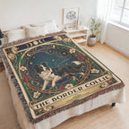 🐾 Woven Blanket Tarot Card - Border Collie