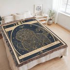 🐾 Woven Blanket Tarot Card Golden Doodle Celestial