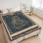 🐾 Woven Blanket Tarot Card - Great Dane Floating