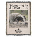 Personalized Photo Woven Blanket – Custom Heirloom Keepsake Gift