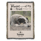 Personalized Photo Woven Blanket – Custom Heirloom Keepsake Gift