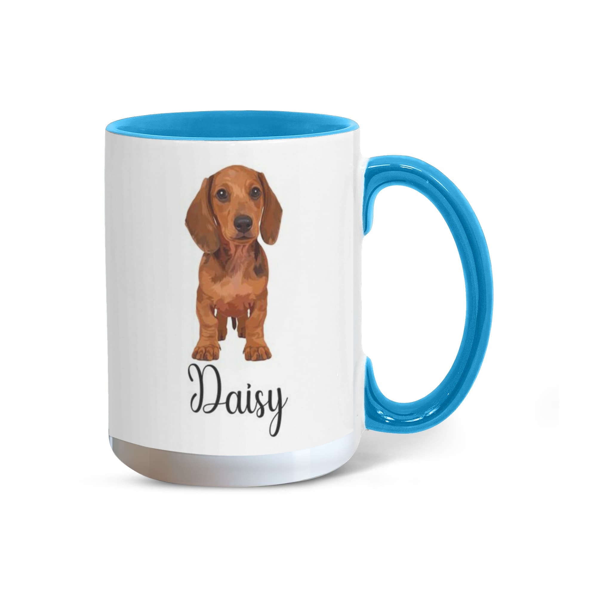 "Best Dog Dad Ever" Custom Pet Portrait Coffee Mug