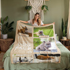 🐾 Dog Pack Fleece Blanket — Celebrate Your Whole Canine Family