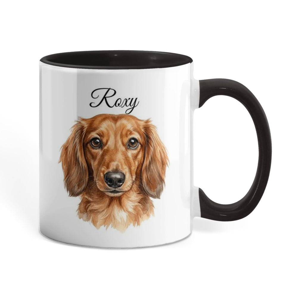 "Best Dog Dad Ever" Custom Water color Pet Portrait Coffee Mug