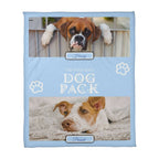 🐾 Dog Pack Fleece Blanket — Celebrate Your Whole Canine Family