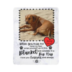 🐾 Pet Memorial Sherpa Blanket- When you miss me