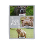 "Dog Pack" Personalized Photo Collage Sherpa Blanket - Multi-Dog Gift