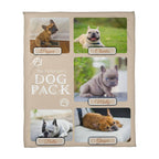 🐾 Dog Pack Fleece Blanket — Celebrate Your Whole Canine Family