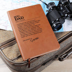 Dog Dad [Noun]– Personalized Leather Notebook for Dog Lovers