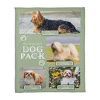 🐾 Dog Pack Fleece Blanket — Celebrate Your Whole Canine Family