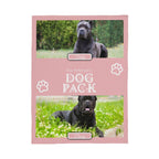 🐾 Dog Pack Fleece Blanket — Celebrate Your Whole Canine Family