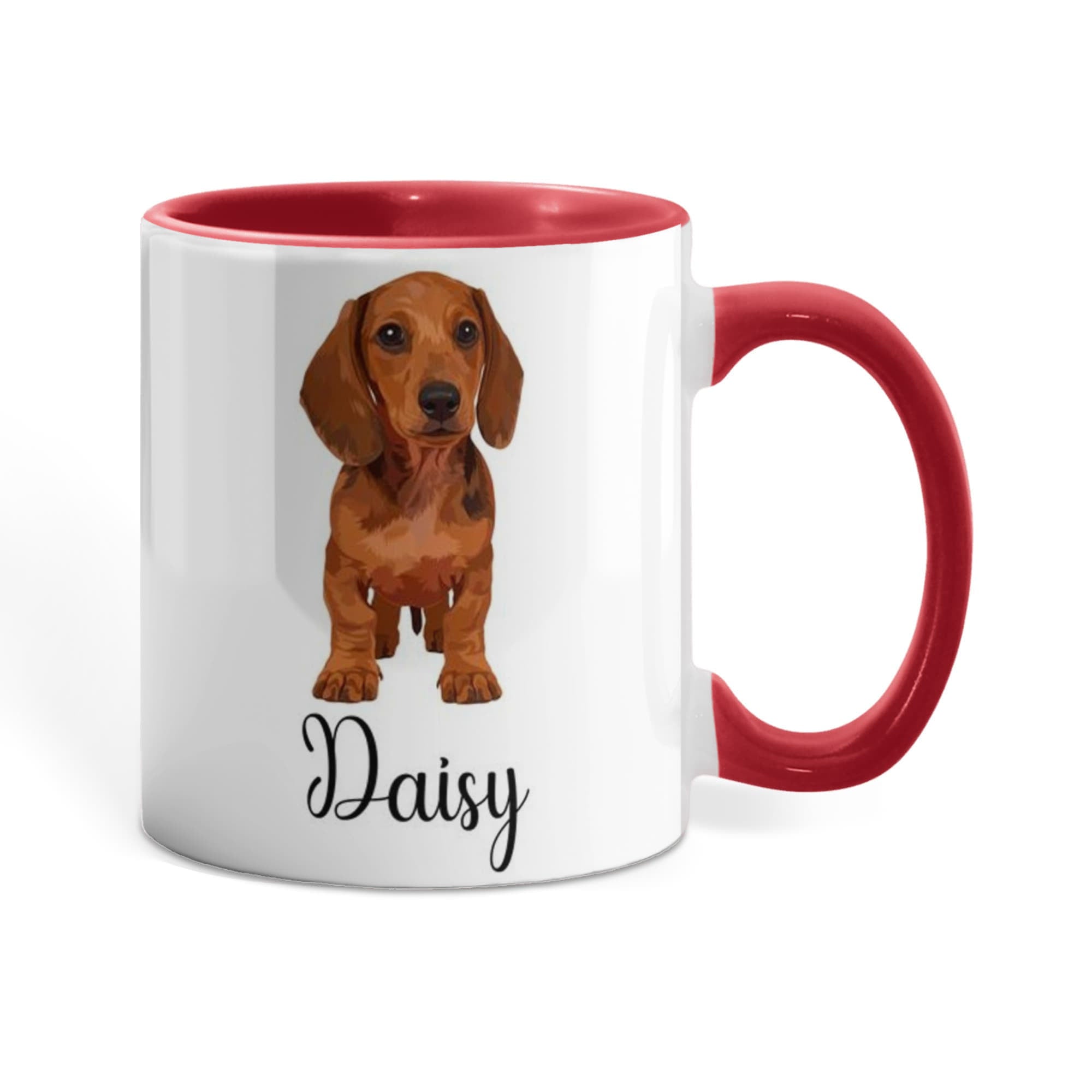 "Best Dog Dad Ever" Custom Pet Portrait Coffee Mug
