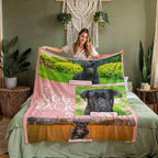 🐾 Dog Pack Fleece Blanket — Celebrate Your Whole Canine Family