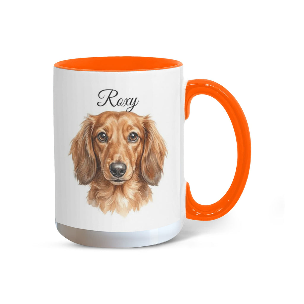 "Best Dog Dad Ever" Custom Water color Pet Portrait Coffee Mug