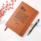 Dog Mom [NOUN]– Personalized Leather Notebook for Dog Lovers