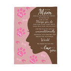 🐾 To Our Mom Dog Blanket - Personalized Dog Names - Dog Mom Gift 🎁 - Fleece Throw