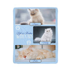🐾  "Life is better with Cats" Personalized Photo Collage - sherpa blanket