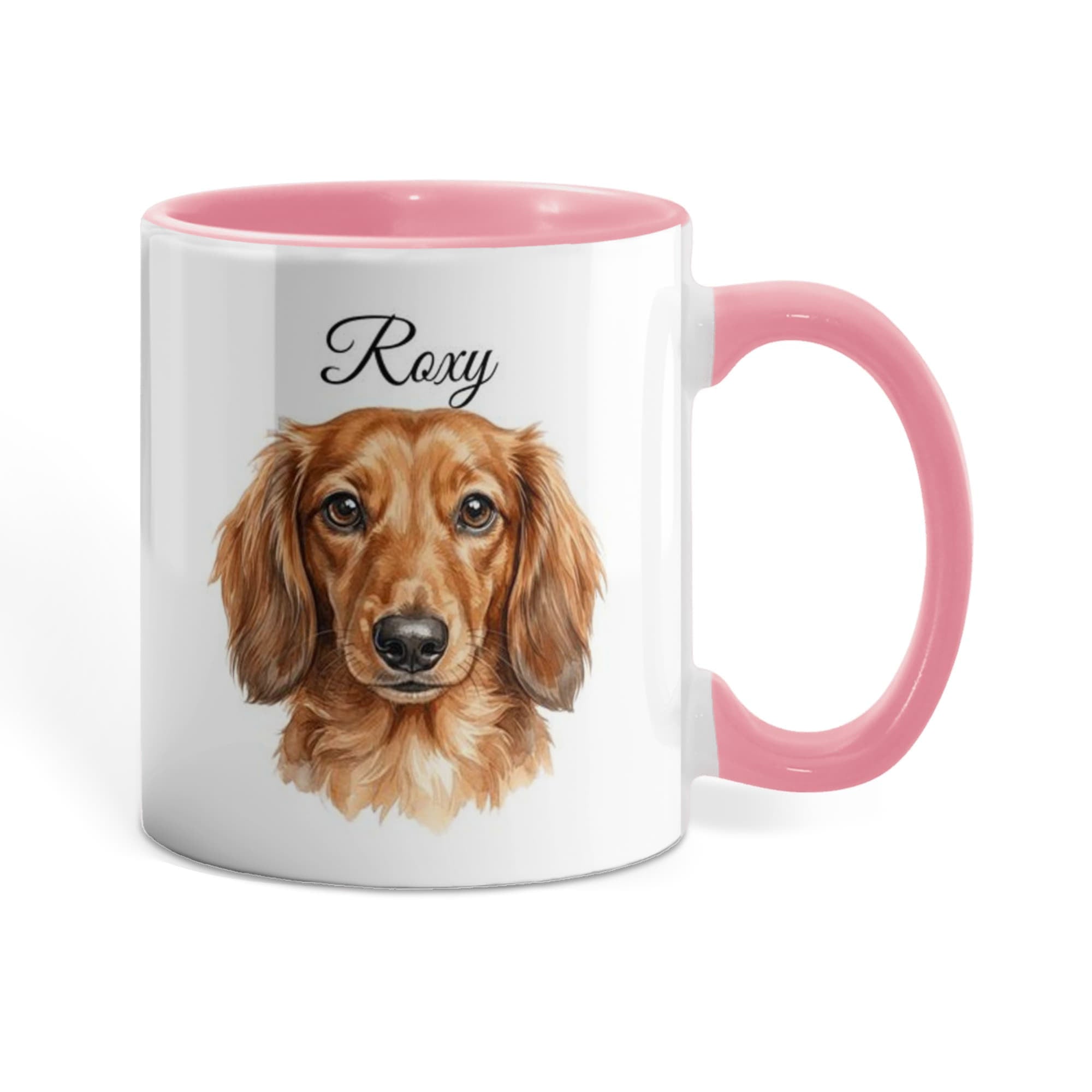 "Best Dog Dad Ever" Custom Water color Pet Portrait Coffee Mug