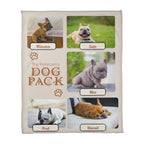 🐾 Dog Pack Fleece Blanket — Celebrate Your Whole Canine Family