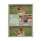 🐾 Dog Pack Fleece Blanket — Celebrate Your Whole Canine Family