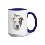 Rescue Mama Custom Pet Portrait Coffee Mug – Watercolor Style